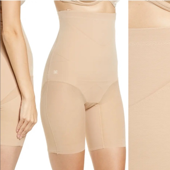 NEW! HONEYLOVE SuperPower Shorts, SIZE XL SAND 1061 - Picture 4 of 7